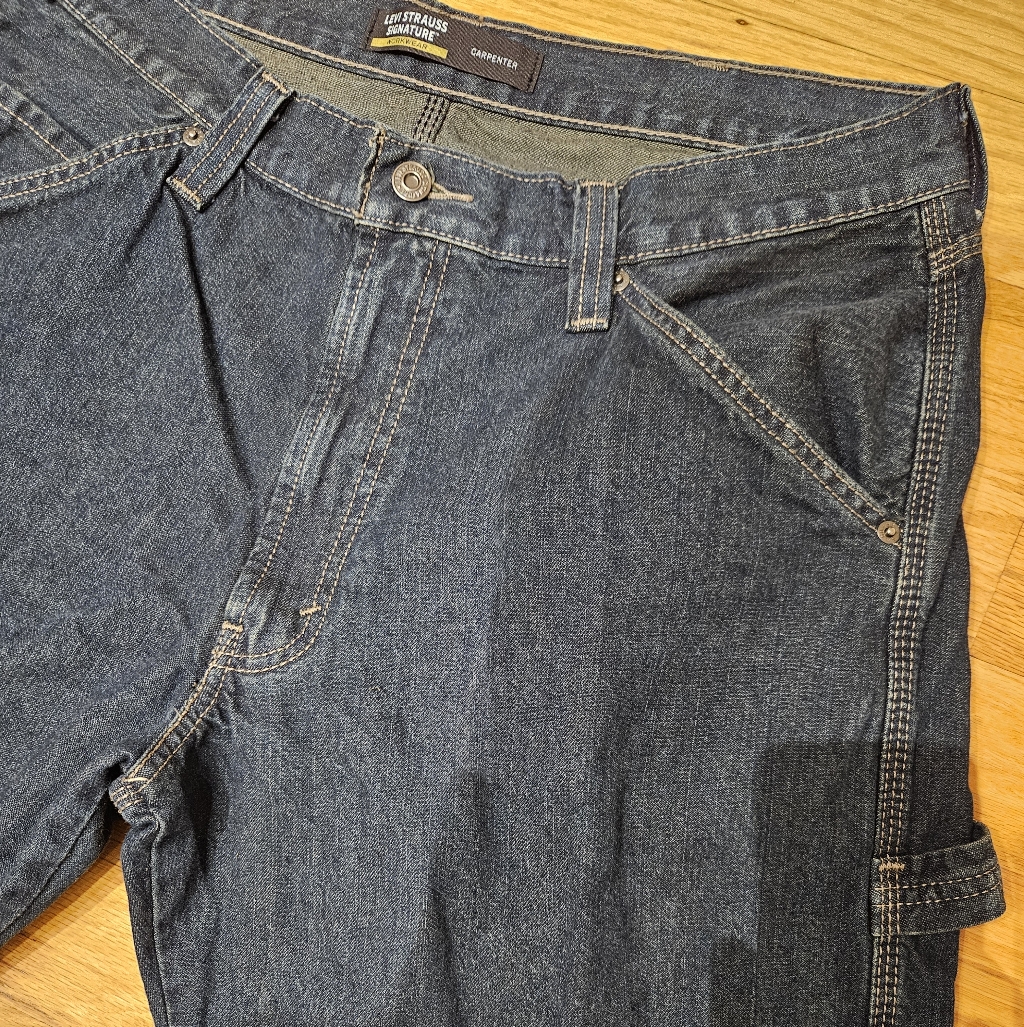 11-Pack Signature By Levi Strauss Men's Carpenter Jeans